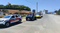 Antalya'da safari araçlarına yönelik jandarma denetimi