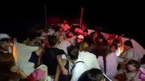 Datça açıklarında Yunanistan kanunlarına aykırı şekilde göçmenleri geri itti