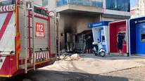 Aydın'da geri dönüşüm kutusunda yangın paniği: Kaynak çalışması tehlike yarattı