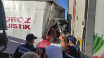 Samsun-Ankara karayolunda kamyon-tır kazası: 1 ölü, 1 yaralı