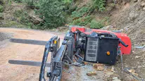 Gazipaşa'da forklift kazası: Sürücü yaralandı
