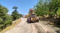 Alanya'da kırsal yollar için yoğun bakım çalışmaları devam ediyor