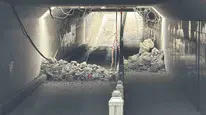 Bolu'da alt geçidin tavanı çökerek ulaşımı engelledi