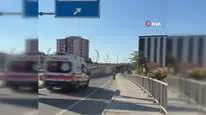 Kapaklı'da otomobil çarpışması: Takla atan araçta bir kişi yaralandı