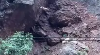 Tunceli'de dağ keçilerinin kayalıklardan atlama anları görüntülendi