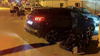 Sivrihisar'da otomobil ve motosiklet çarpıştı, yaralılar hastaneye kaldırıldı