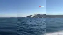 Heybeliada Deniz Harp Okulu'nda tadilat sırasında yangın paniği