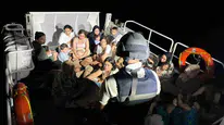 Gökova körfezinde yelkenli teknede düzensiz göçmen operasyonu