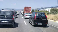 Bilecik'te yol çalışması nedeniyle uzun araç kuyrukları oluştu