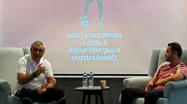 Mustafa Sarıgül, UEFA fitness kursunda antrenör adaylarıyla bilgi paylaşımında bulundu