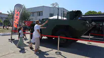 Yerli insansız amfibi araç İ-ZAHA, TEKNOFEST’te ilk kez tanıtıldı