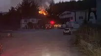 Bilecik'te kuş çarpması sonucu çıkan yangın kontrol altına alındı