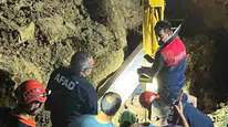 Bartın'da su kuyusu kazarken mahsur kalan baba ve oğul kurtarıldı