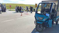 Samsun'da motosiklet kazası: Üç yaralı