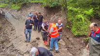 Giresun'da sağanak yağış hayatı olumsuz etkiledi