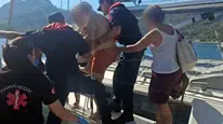 Sahil güvenlik, Fethiye ve Marmaris'te iki önemli tıbbi tahliye gerçekleştirdi
