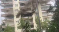 Diyarbakır'da çıkan yangında çocuklar itfaiye ile kurtarıldı