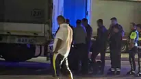 Hamzabeyli sınır kapısında tır parkında düzensiz göçmenler yakalandı
