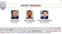 Muğla Sıtkı Koçman Üniversitesi'nden mobilya sektörüne iki yenilikçi patent