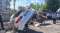 Ağrı'da trafik kazasında 4 kişi yaralandı