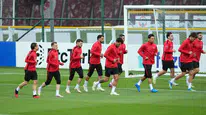 A Milli Takım, Belçika maçı için hazırlıklara başladı