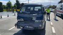 Samsun'da minibüs, SUV araca çarptı: Sürücü hastaneye kaldırıldı