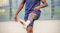 Trabzonspor'un yeni transferi Franculino Dju, ilk antrenmanına katıldı