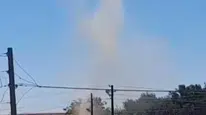Edirne'de akşam saatlerinde hortum paniği yaşandı