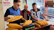 Bayburt'ta fırınlarda gramaj ve fiyat denetimi yapıldı