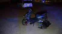 Motorlu bisiklet ve otomobil kazasında yaralı var: Manavgat'ta kaza anı kamerada
