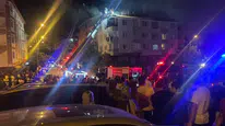 Ankara'da çatıda çıkan yangın kısa sürede kontrol altına alındı