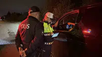 Bolu'da D-100 karayolunda geniş çaplı polis denetimi yapıldı