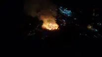 Düzce kapı fabrikasındaki yangın büyük panik yarattı