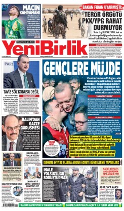 Yeni Birlik Gazetesi | 14 Ocak 2025