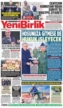 Yeni Birlik Gazetesi | 18 Ocak 2025