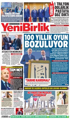 Yeni Birlik Gazetesi | 19 Ocak 2025