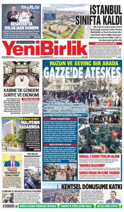 Yeni Birlik Gazetesi | 20 Ocak 2025