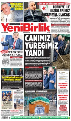 Yeni Birlik Gazetesi | 23 Ocak 2025