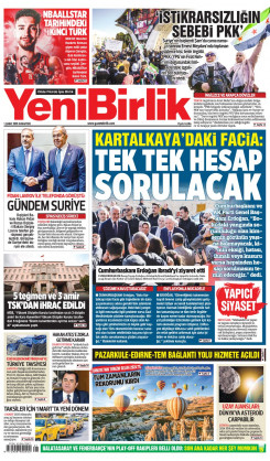 Yeni Birlik Gazetesi | 1 Şubat 2025