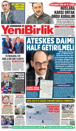 Yeni Birlik Gazetesi | 16 Şubat 2025