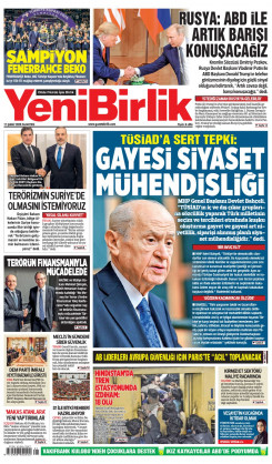 Yeni Birlik Gazetesi | 17 Şubat 2025