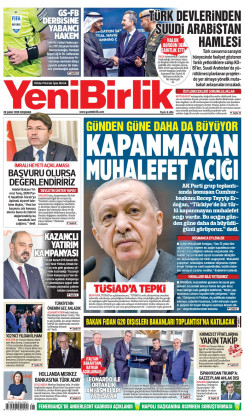 Yeni Birlik Gazetesi | 20 Şubat 2025
