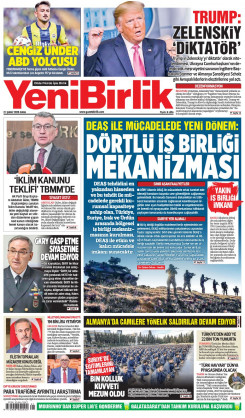 Yeni Birlik Gazetesi | 21 Şubat 2025