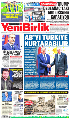 Yeni Birlik Gazetesi | 25 Şubat 2025