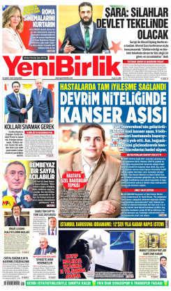 Yeni Birlik Gazetesi | 26 Şubat 2025
