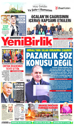 Yeni Birlik Gazetesi | 1 Mart 2025