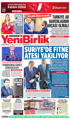 Yeni Birlik Gazetesi | 13 Mart 2025