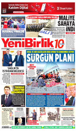 Yeni Birlik Gazetesi | 15 Mart 2025