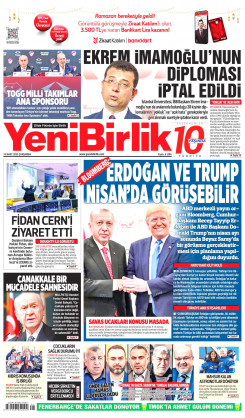 Yeni Birlik Gazetesi | 19 Mart 2025