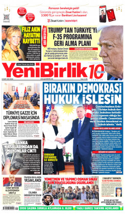 Yeni Birlik Gazetesi | 23 Mart 2025